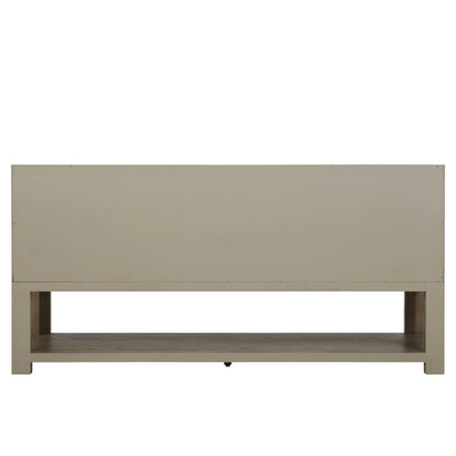 Lucian 72" Double Vanity, Pebble Oak, view 3
