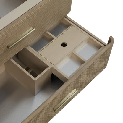 Lucian 72" Double Vanity, Pebble Oak, view 7
