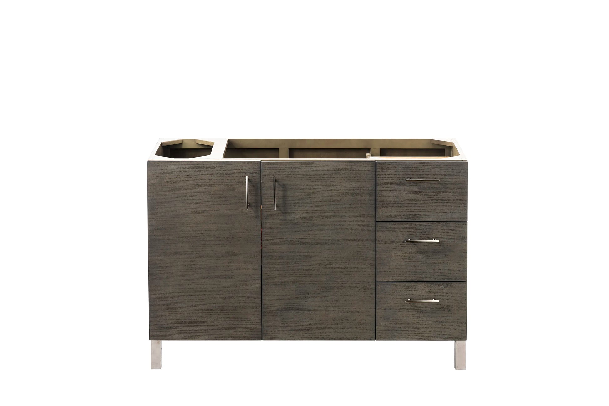 Renovate for Less Atlanta Metropolitan 48" Single Vanity Cabinet, Silver Oak