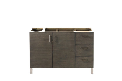 Renovate for Less Atlanta Metropolitan 48" Single Vanity Cabinet, Silver Oak