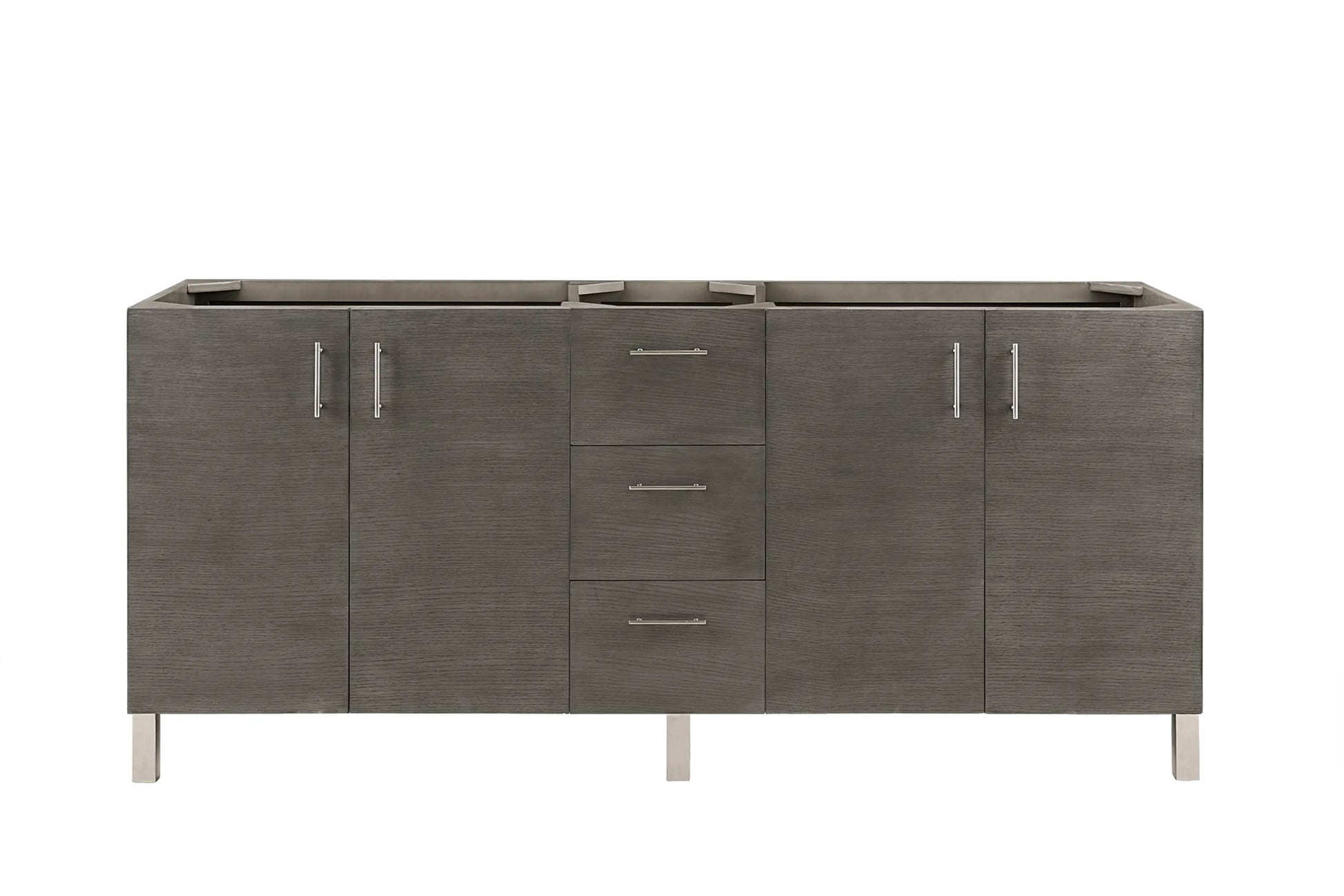 Renovate for Less Atlanta Metropolitan 72" Double Vanity Cabinet, Silver Oak