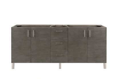 Renovate for Less Atlanta Metropolitan 72" Double Vanity Cabinet, Silver Oak