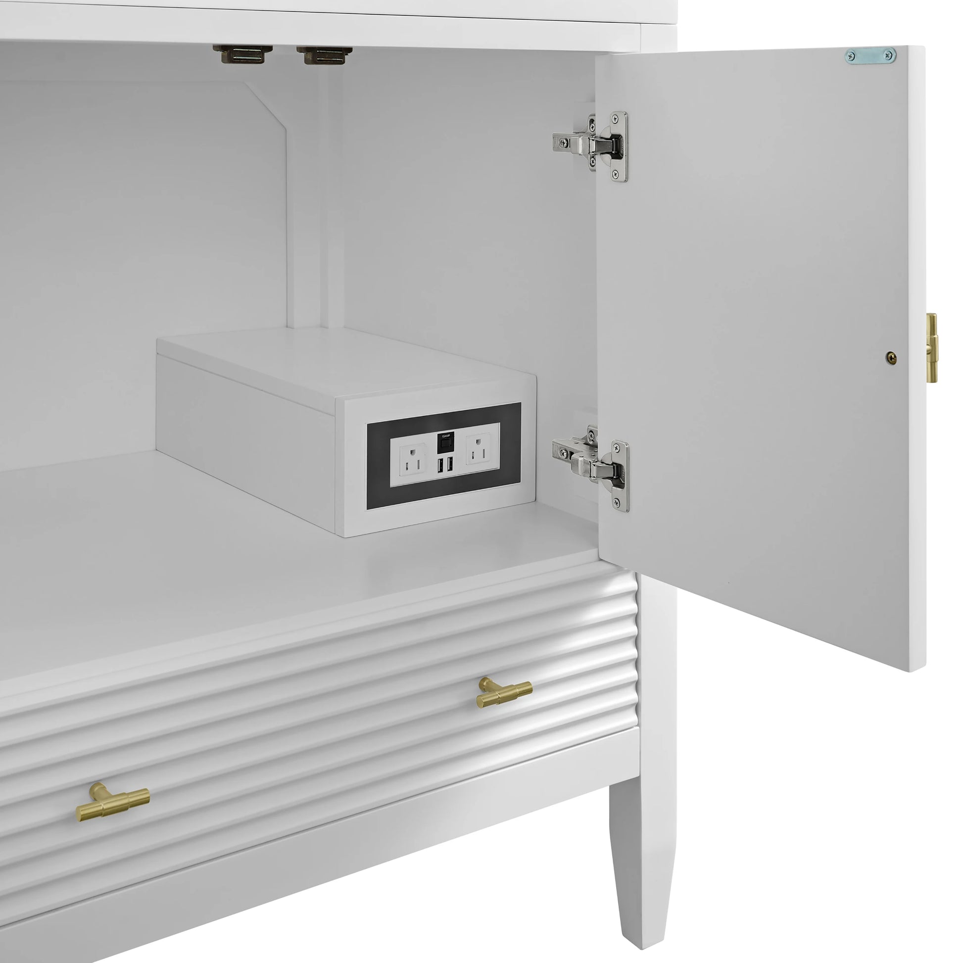 Renovate for Less Atlanta Myrrin 30" Single Vanity Cabinet, Bright White, view 7