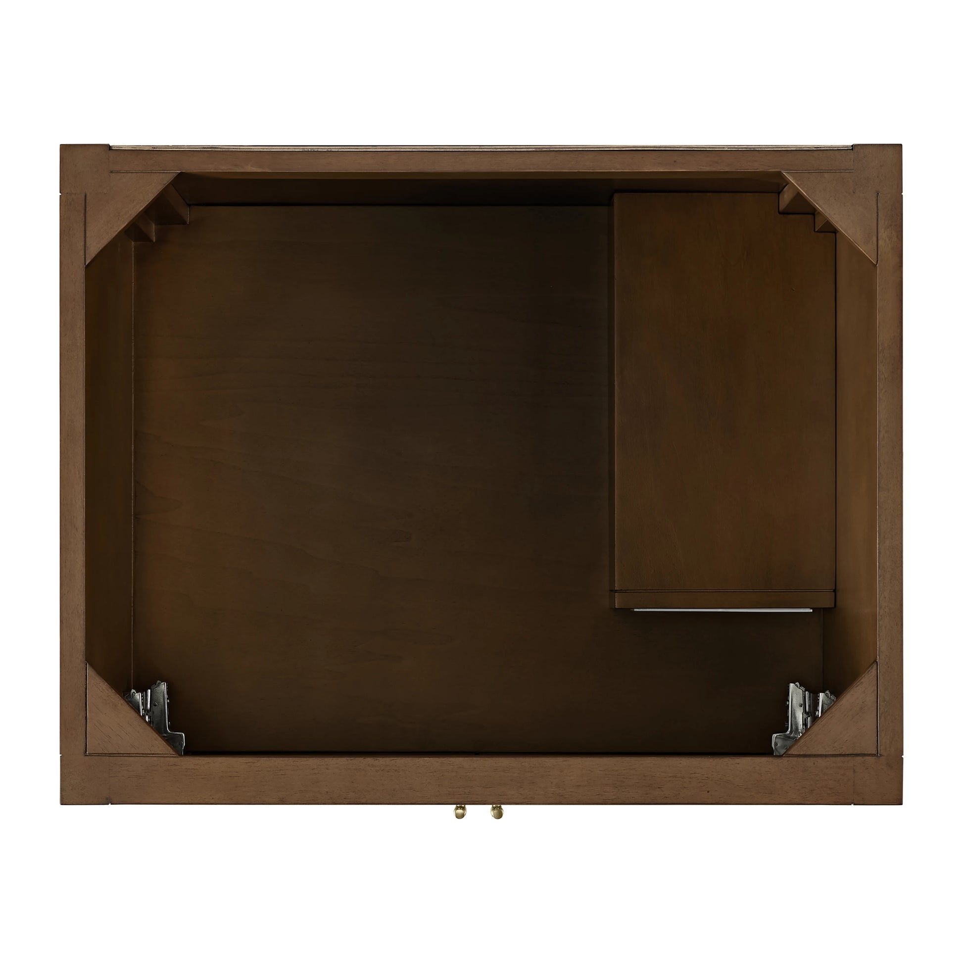 Renovate for Less Atlanta Myrrin 30" Single Vanity Cabinet, Mid-Century Walnut, view 2