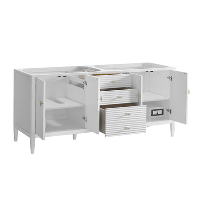 Myrrin 72" Vanity, Bright White, view 3