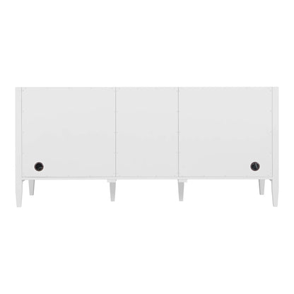 Myrrin 72" Vanity, Bright White, view 4