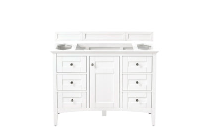 Renovate for Less Atlanta Palisades 48" Single Vanity Cabinet, Bright  White