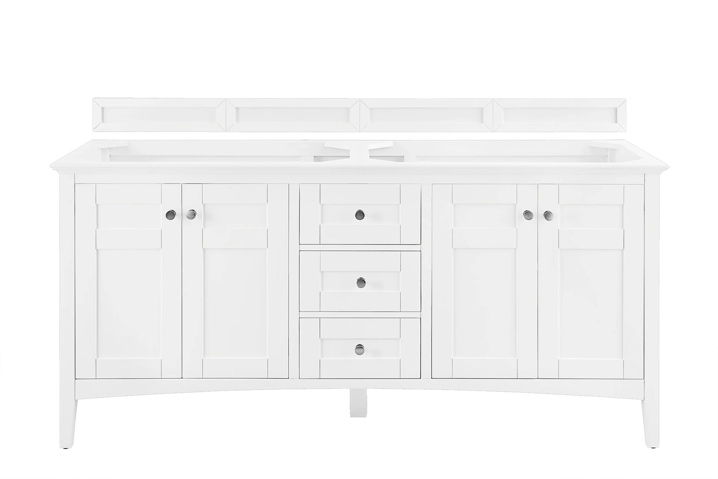 Renovate for Less Atlanta Palisades 72" Double Vanity Cabinet, Bright White