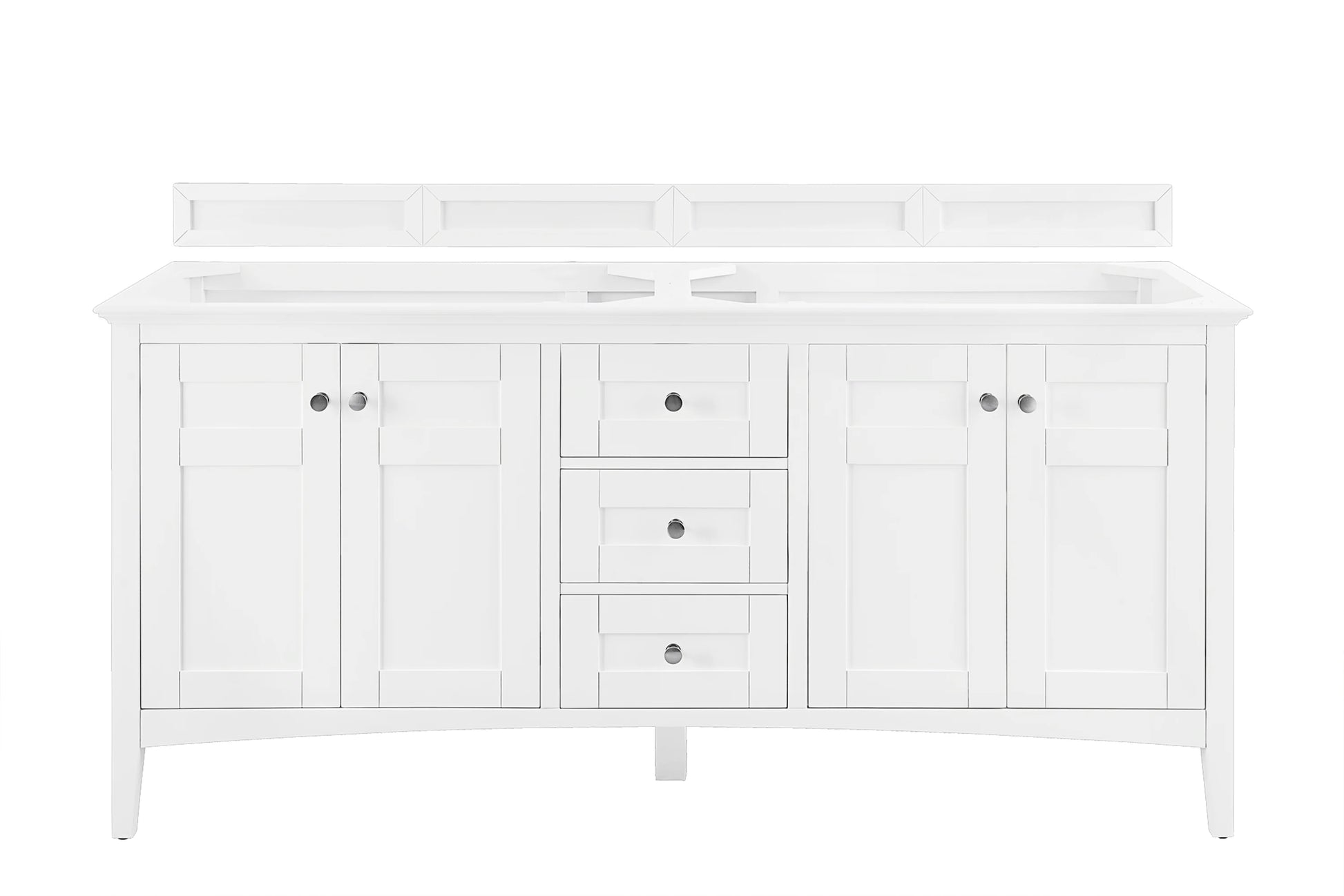 Renovate for Less Atlanta Palisades 72" Double Vanity Cabinet, Bright White