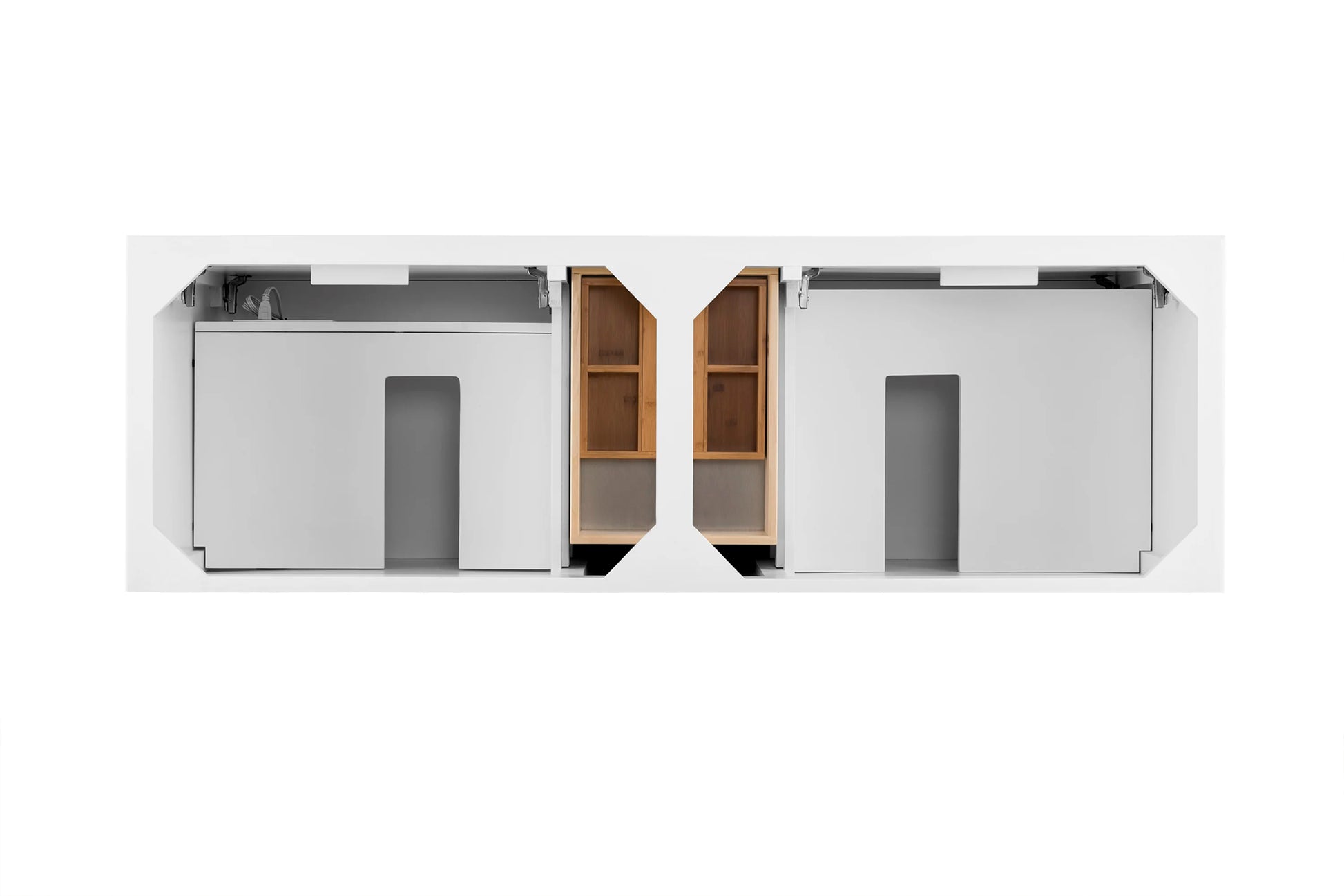 Renovate for Less Atlanta Palisades 72" Double Vanity Cabinet, Bright White, view 2
