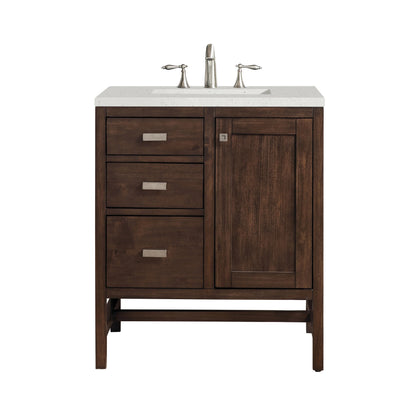 Addison 30" Single Vanity, Mid-Century Acacia w/ 3 CM Lime Delight Silestone Top