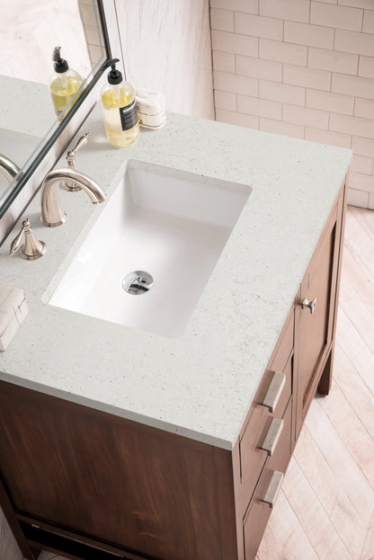 Addison 30" Single Vanity, Mid-Century Acacia w/ 3 CM Lime Delight Silestone Top, view 5