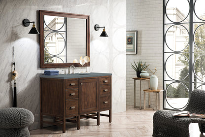 Renovate for Less Atlanta Addison 48" Single Vanity, Mid-Century Acacia w/ 3 CM Cala Blue Silestone Top, view 3