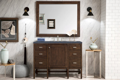 Addison 48" Single Vanity, Mid-Century Acacia w/ 3 CM Charcoal Soapstone Silestone Top, view 2