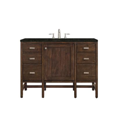 Addison 48" Single Vanity, Mid-Century Acacia, w/ 3 CM Phantome Eclos Top