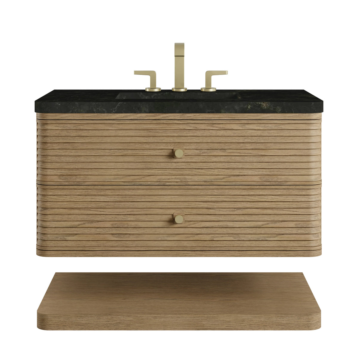 Allamari 36" Single Vanity, Dune Mist w/ 3 CM Phantome Eclos Top