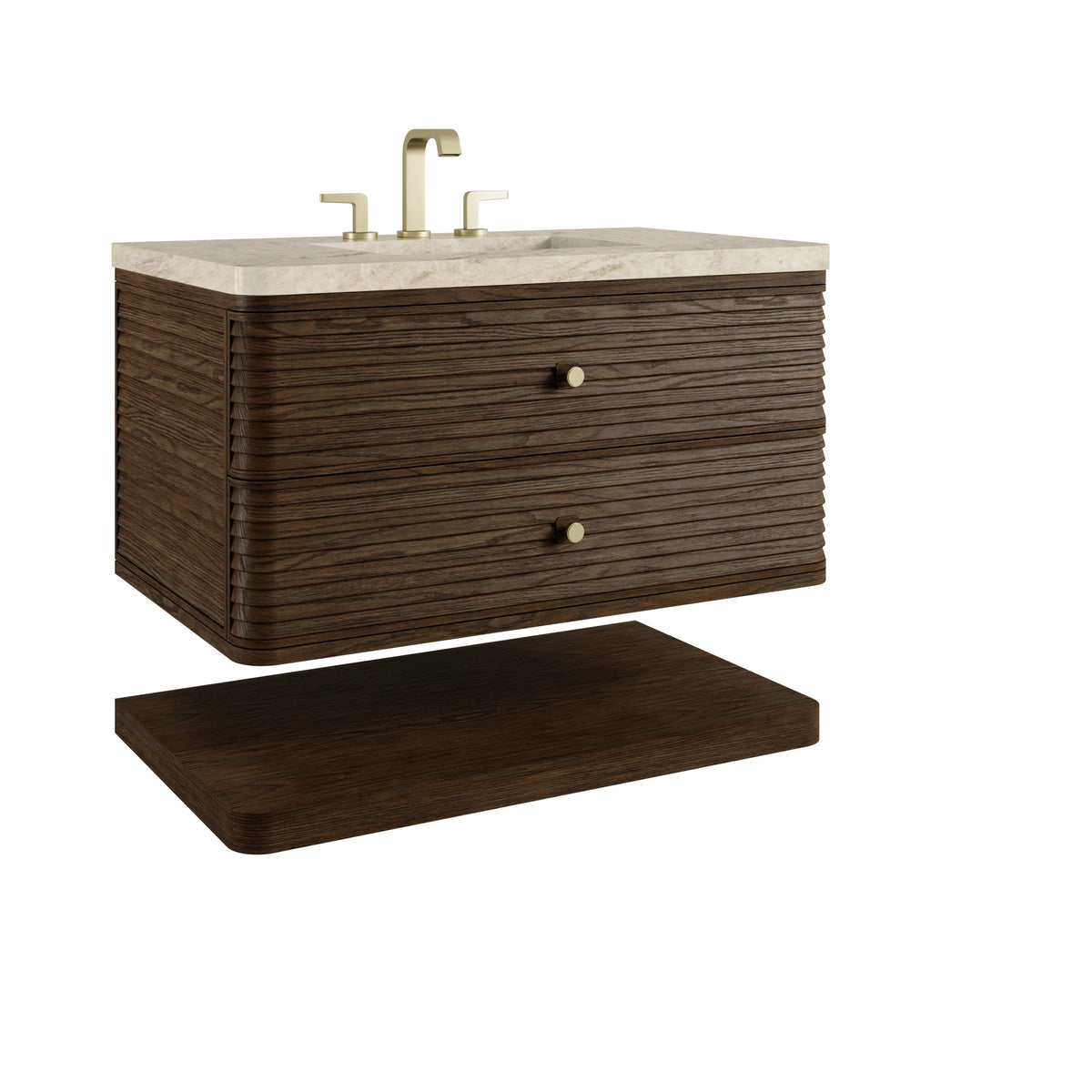 Allamari 36" Single Vanity, Sable w/ 3 CM Tajnar Eclos Top, view 10