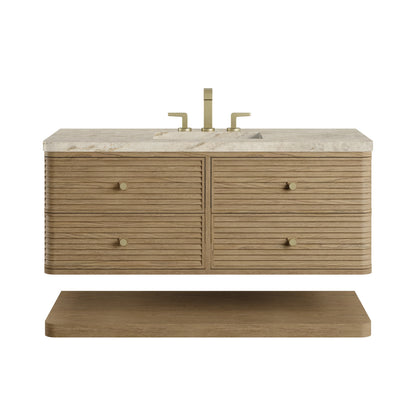 Allamari 48" Single Vanity, Dune Mist w/ 3 CM Tajnar Eclos Top