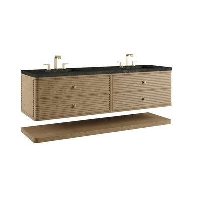 Allamari 72" Double Vanity, Dune Mist w/ 3 CM Phantome Eclos Top, view 10