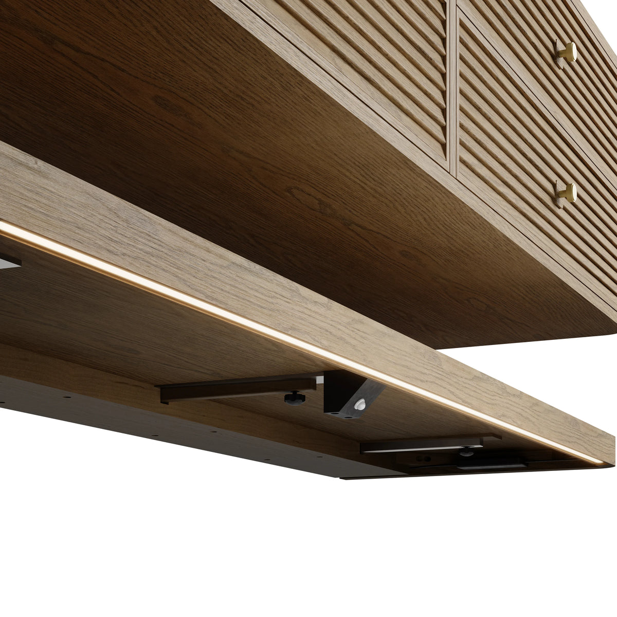 Allamari 72" Double Vanity, Dune Mist w/ 3 CM Phantome Eclos Top, view 15