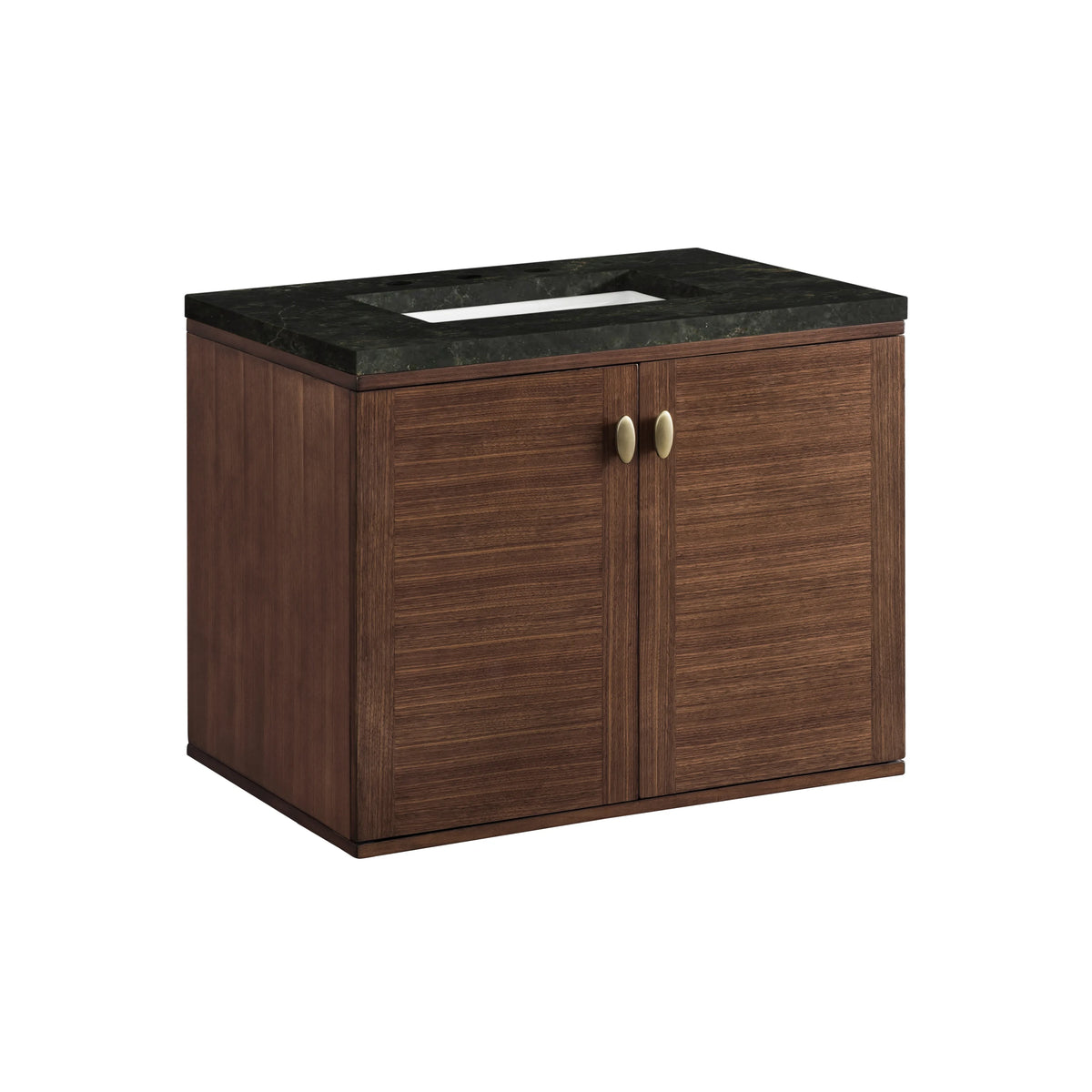 Amberly 30" Single Vanity, Mid-Century Walnut, w/ 3 CM Phantome Eclos Top, view 17