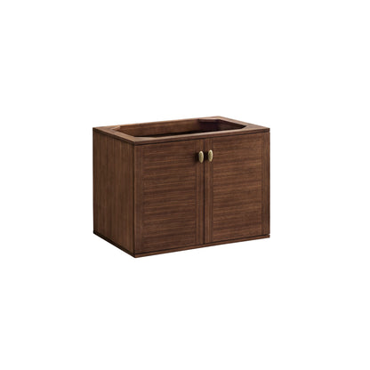 Amberly 30" Single Vanity, Mid-Century Walnut, w/ 3 CM Tajnar Eclos Top, view 4