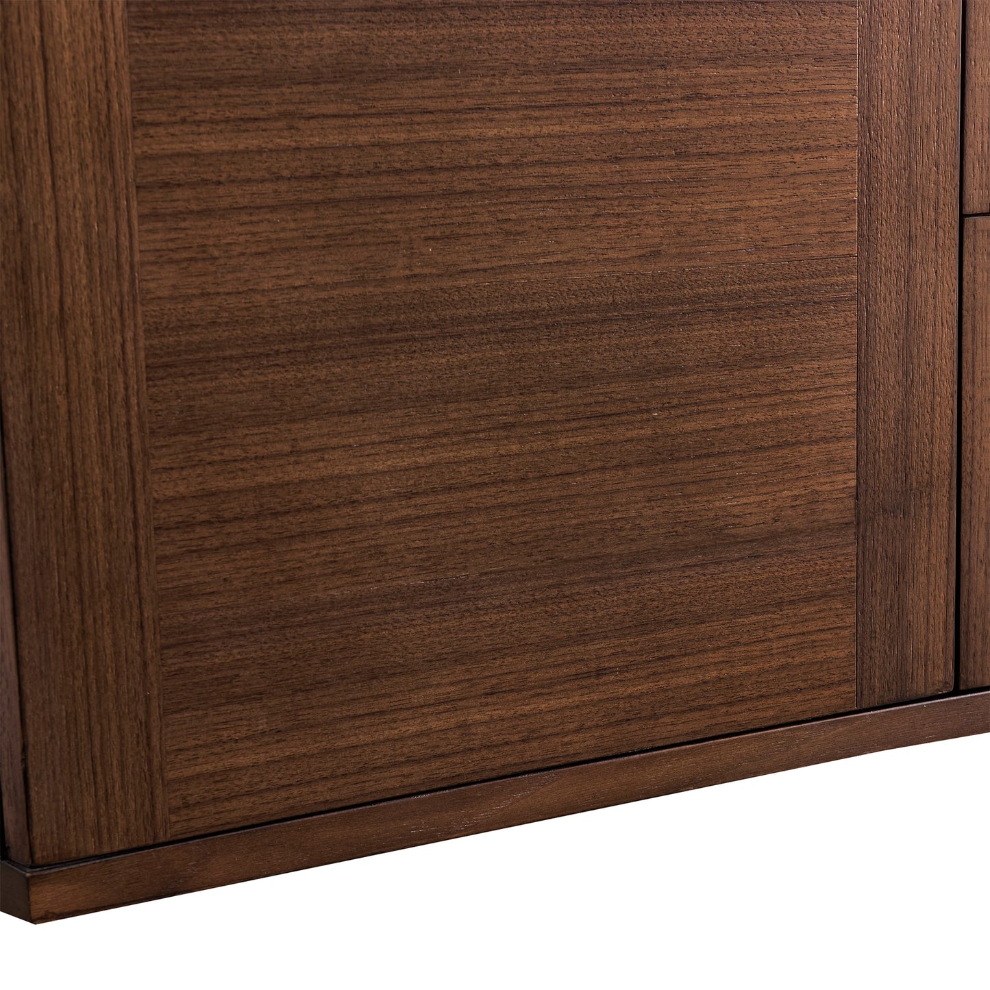 Renovate for Less Atlanta Amberly 72" Double Vanity, Mid-Century Walnut w/ 3 CM Eternal Marfil Top, view 22