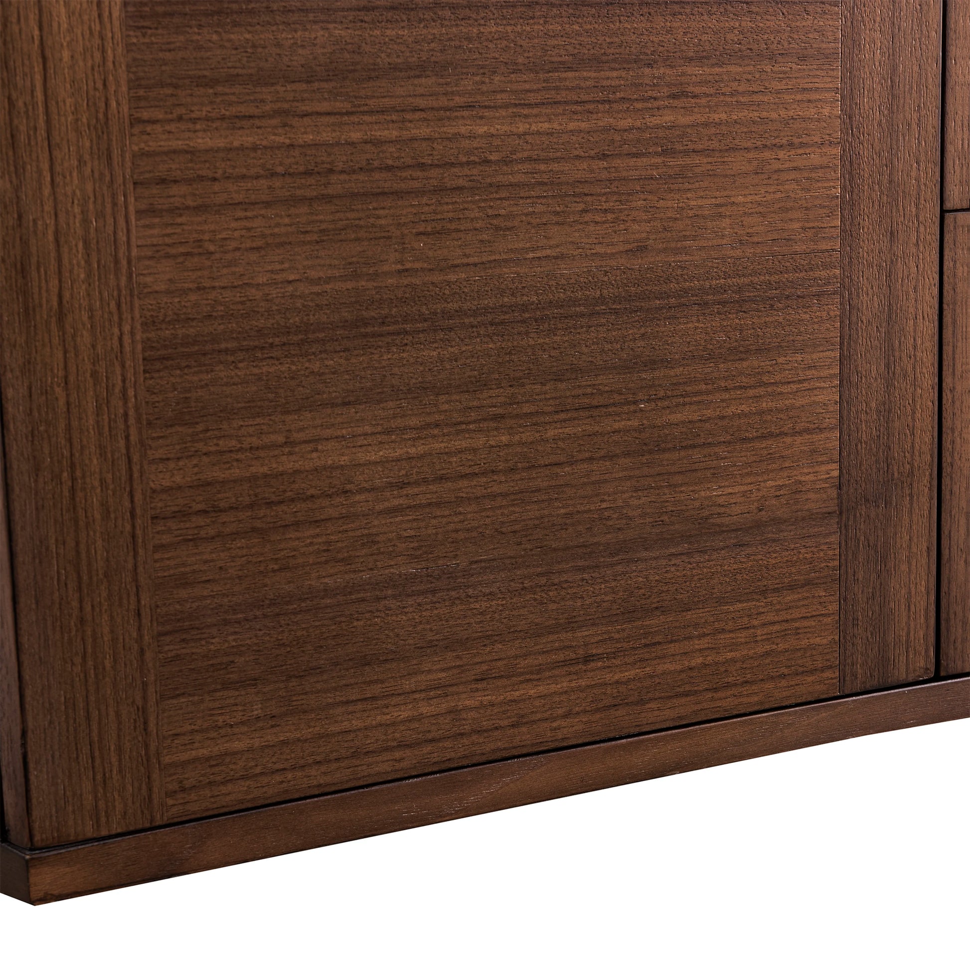 Renovate for Less Atlanta Amberly 72" Double Vanity, Mid-Century Walnut w/ 3 CM Eternal Marfil Top, view 22