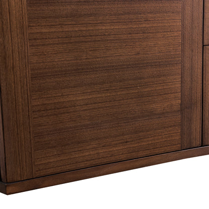Renovate for Less Atlanta Amberly 72" Double Vanity, Mid-Century Walnut w/ 3 CM Eternal Marfil Top, view 22