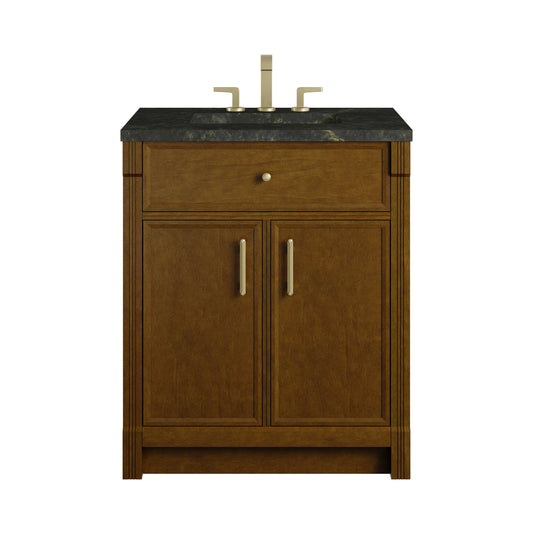 Bellshire 30" Single Vanity, Honey Oak w/ 3 CM Phantome Eclos Top
