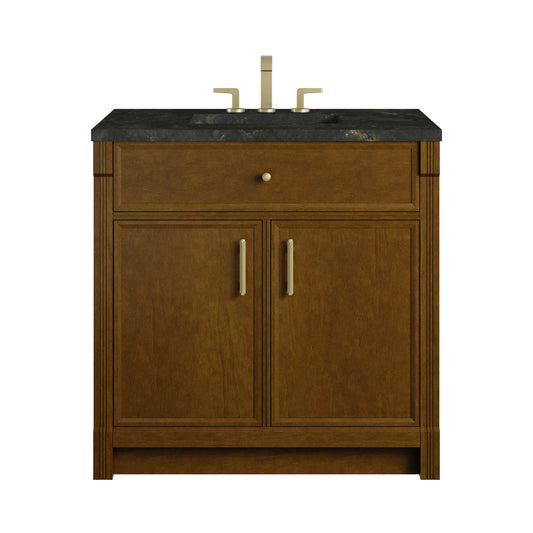 Bellshire 36" Single Vanity, Honey Oak w/ 3 CM Phantome Eclos Top