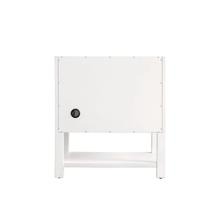 Breckenridge 30" Single Vanity, Bright White w/ 3 CM Ethereal Noctis Top, view 9