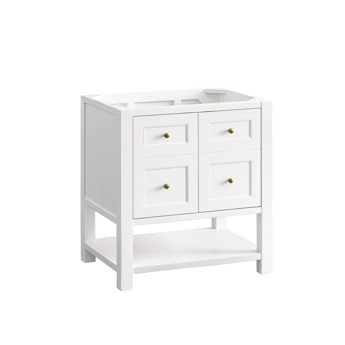 Breckenridge 30" Single Vanity, Bright White w/ 3 CM Lime Delight Top, view 2
