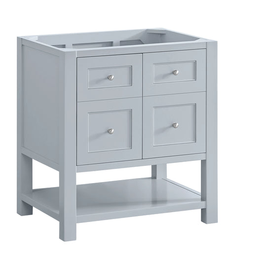 Breckenridge 30" Single Vanity, Serenity Blue, w/ 3 CM Charcoal Soapstone Quartz Top, view 2