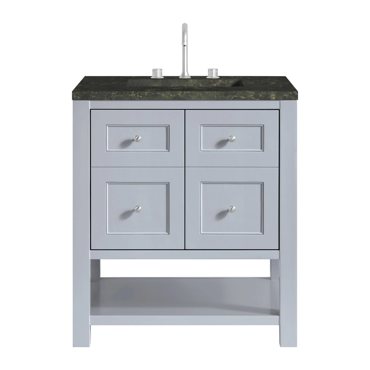 Breckenridge 30" Single Vanity, Serenity Blue, w/ 3 CM Phantome Eclos Top