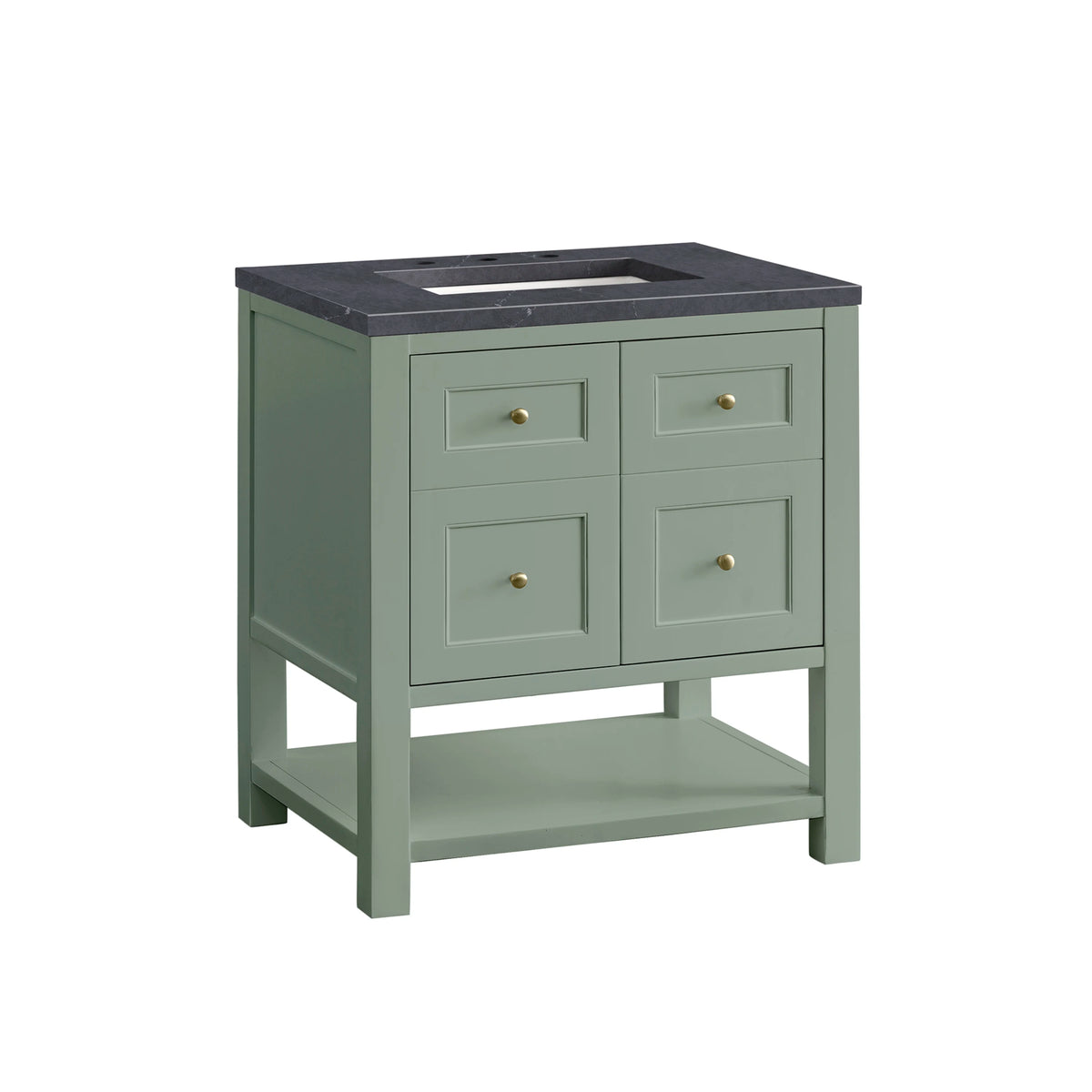 Breckenridge 30" Single Vanity, Smokey Celadon w/ 3 CM Charcoal Soapstone Top, view 10