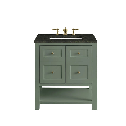 Breckenridge 30" Single Vanity, Smokey Celadon, w/ 3 CM Phantome Eclos Top