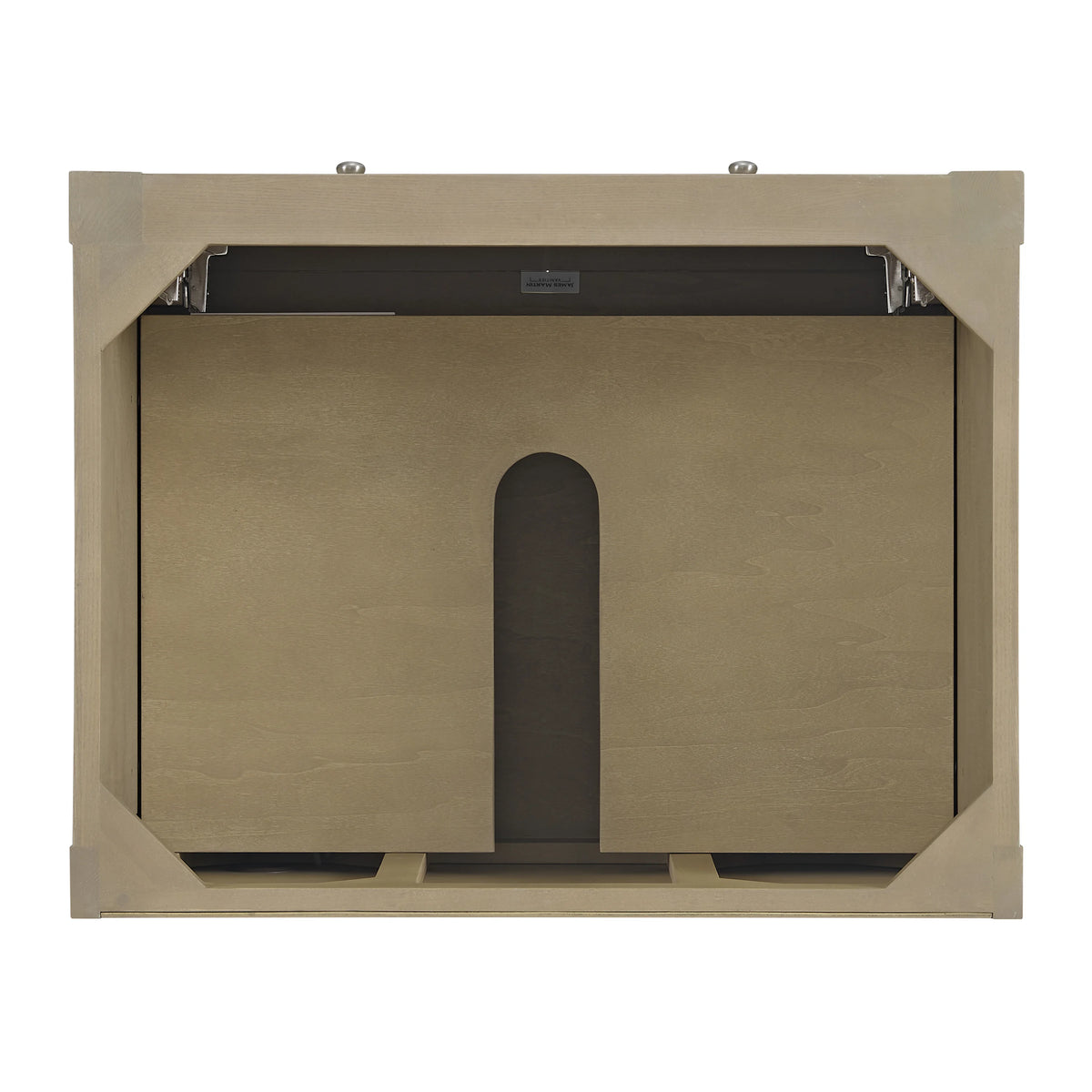 Breckenridge 30" Single Vanity, Whitewashed Oak w/ 3 CM Lime Delight Silestone Top, view 6