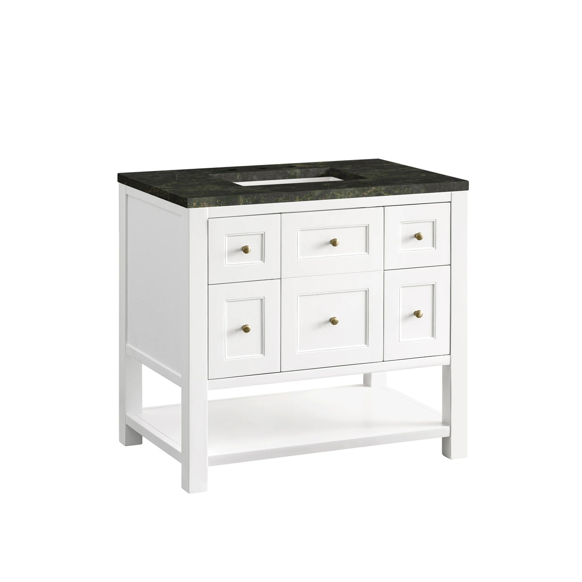 Breckenridge 36" Single Vanity, Bright White, w/ 3 CM Phantome Eclos Top, view 11