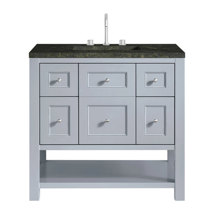 Breckenridge 36" Single Vanity, Serenity Blue, w/ 3 CM Phantome Eclos Top