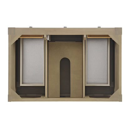 Breckenridge 36" Single Vanity, Whitewashed Oak w/ 3 CM Charcoal Soapstone Silestone Top, view 6