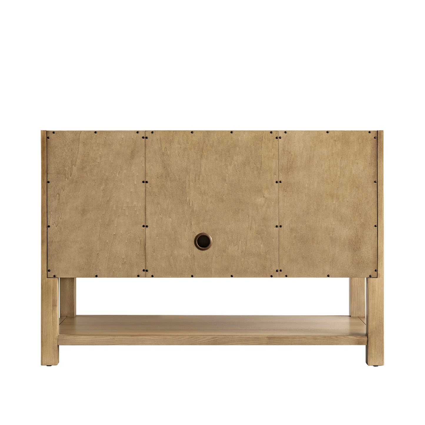 Renovate for Less Atlanta Breckenridge 48" Single Vanity, Light Natural Oak w/ 3 CM Cala Blue Top, view 9