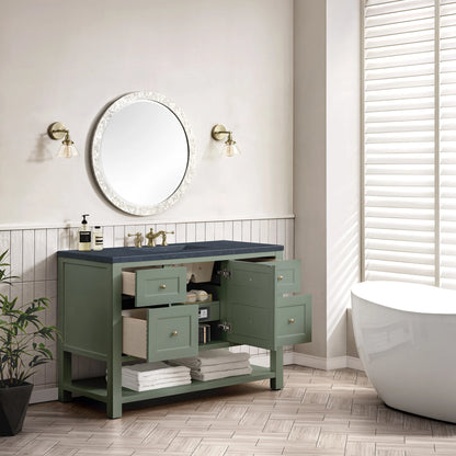 Breckenridge 48" Single Vanity, Smokey Celadon w/ 3 CM Charcoal Soapstone Top, view 5