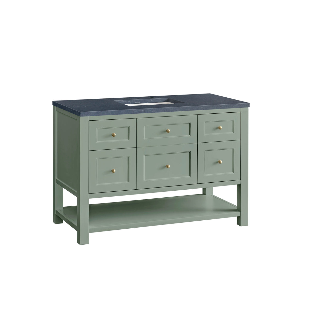 Breckenridge 48" Single Vanity, Smokey Celadon w/ 3 CM Charcoal Soapstone Top, view 9