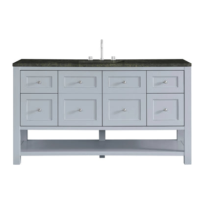 Breckenridge 60" Single Vanity, Serenity Blue, w/ 3 CM Phantome Eclos Top