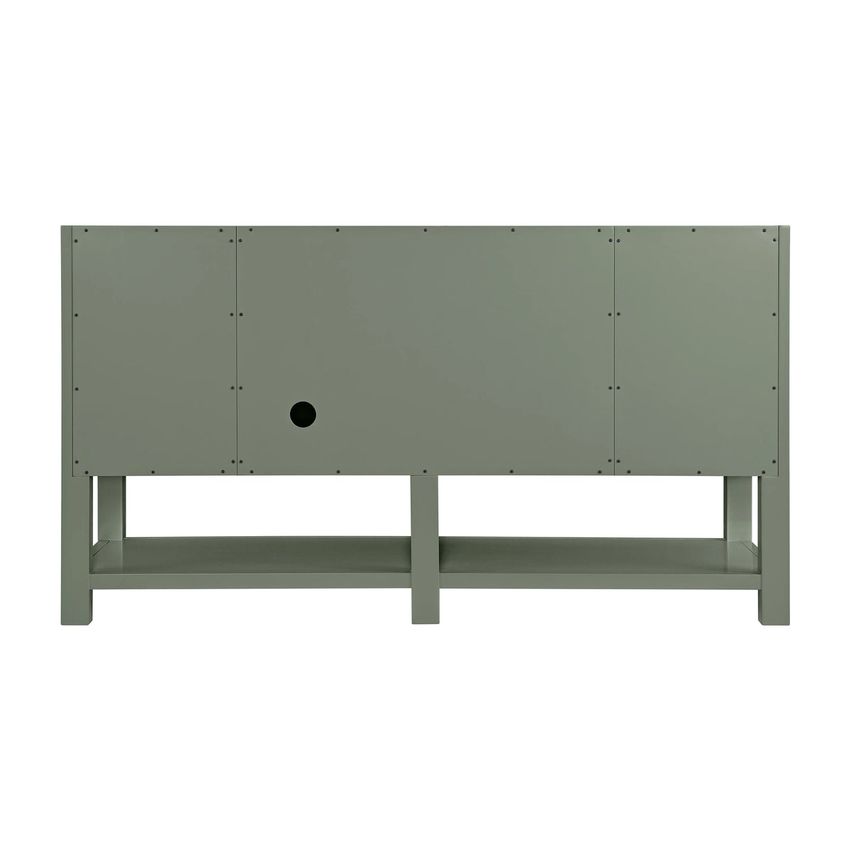 Breckenridge 60" Single Vanity, Smokey Celadon, w/ 3 CM Charcoal Soapstone Quartz Top, view 9