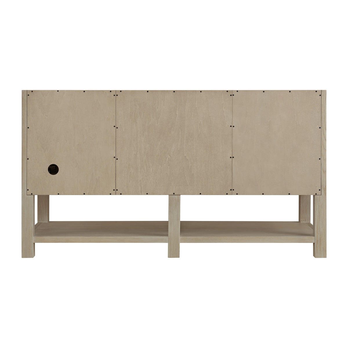 Breckenridge 60" Double Vanity, Whitewashed Oak, w/ 3 CM Lime Delight Quartz Top, view 9