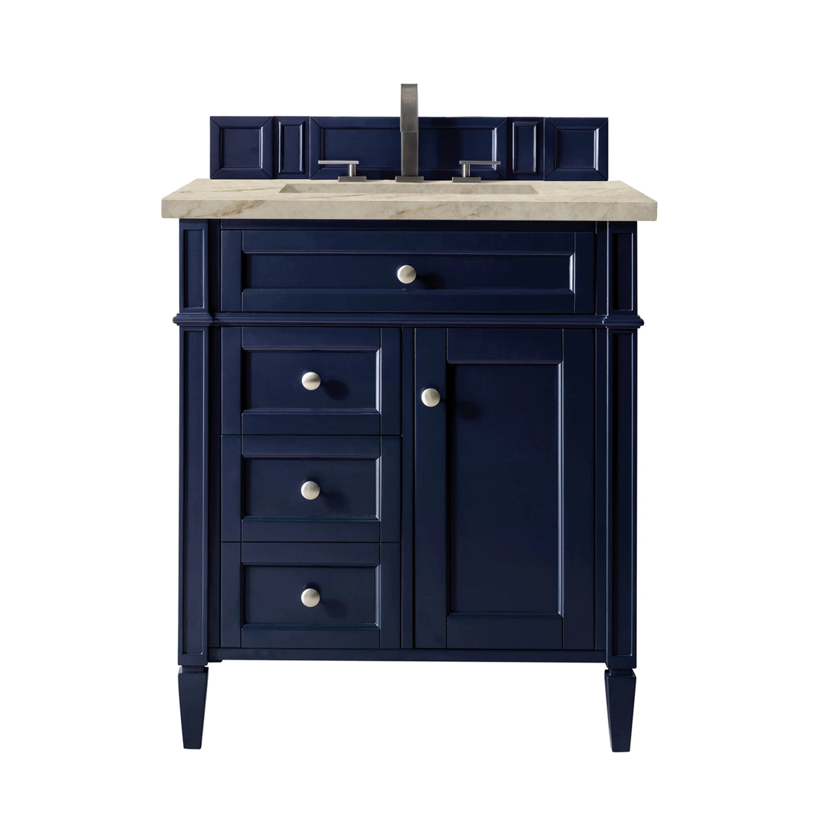 Brittany 30" Single Vanity, Victory Blue, w/ 3 CM Tajnar Eclos Top