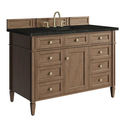Brittany 48" Single Vanity, Pecan w/ 3 CM Phantome Eclos Top, view 11