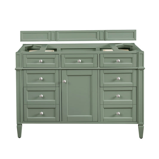 Brittany 48" Single Vanity, Smokey Celadon w/ 3 CM Charcoal Soapstone Top, view 2